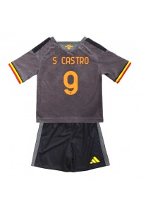 AS Roma Santiago Castro #9 Jalkapallovaatteet Lasten Kolmas peliasu 2026-27 Lyhythihainen (+ Lyhyet housut)